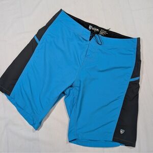 Kuhl Mutiny River Shorts Board Shorts Men Size 38 Blue Swimming Fishing Hiking